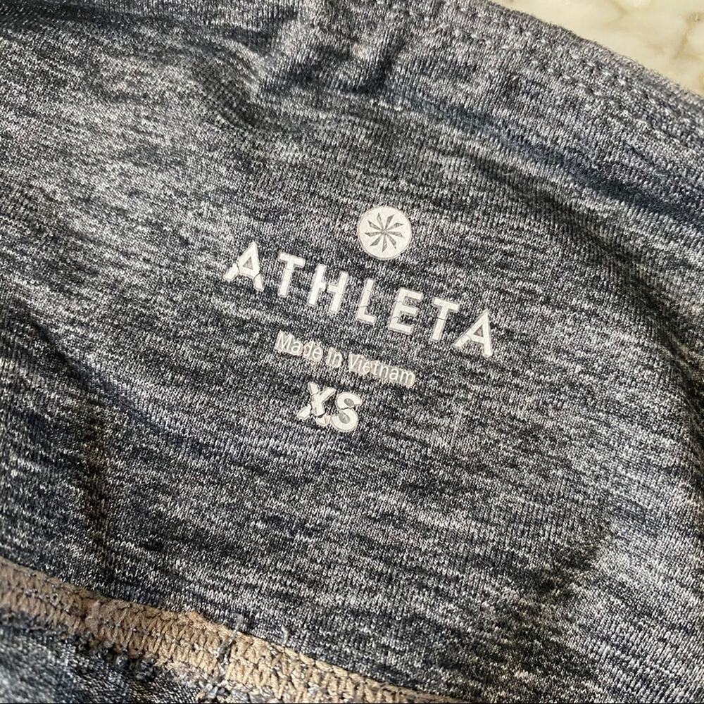 ATHLETA Women's Coolmax Zip Pocket Athletic Workout Yoga Full Length Leggings XS - Picture 7 of 8